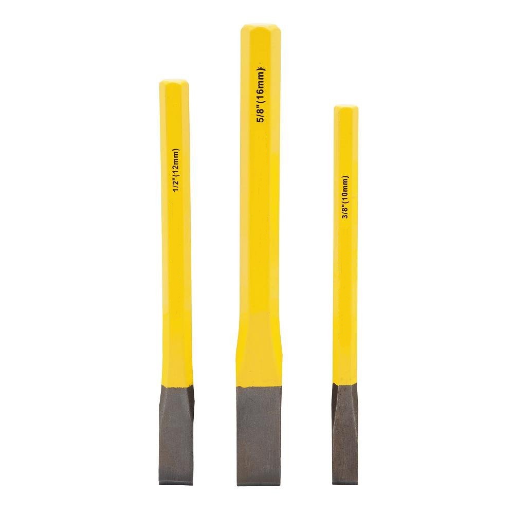 Gardening Tools Must Haves - 3 Stück Chrom-Vanadium-legierter Stahl Flachbohrer Kaltmeißel