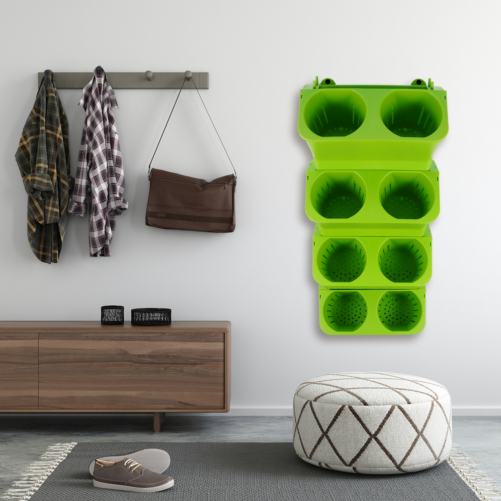 4 Stück Vertikaler Grüner Wand – Self-Watering Planter Bewertung und Preis