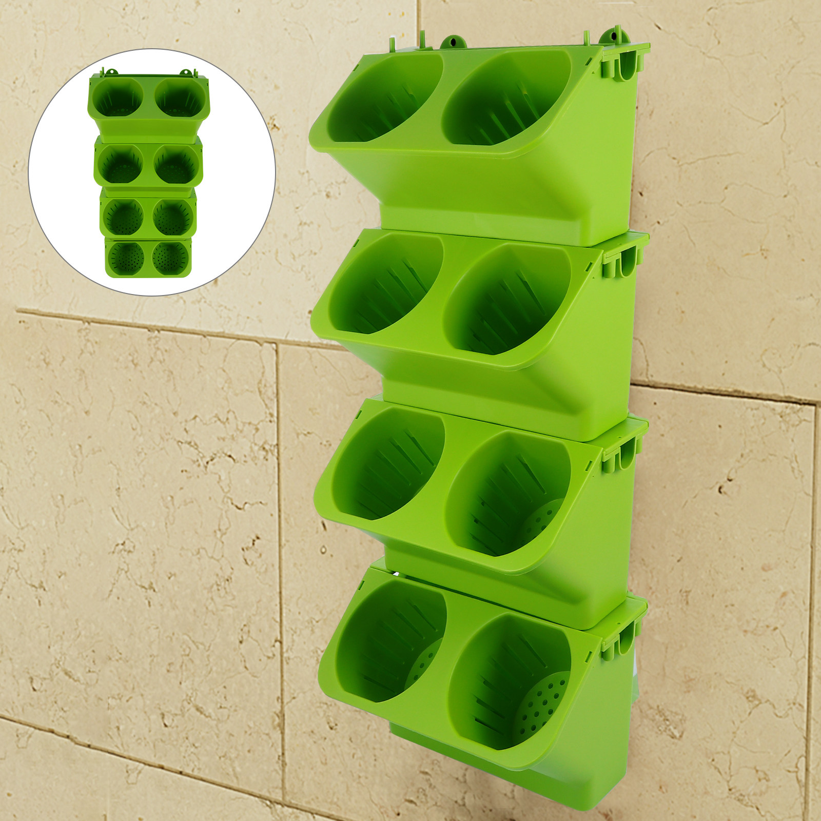 4 Stück Vertikaler Grüner Wand – Self-Watering Planter Bewertung und Preis