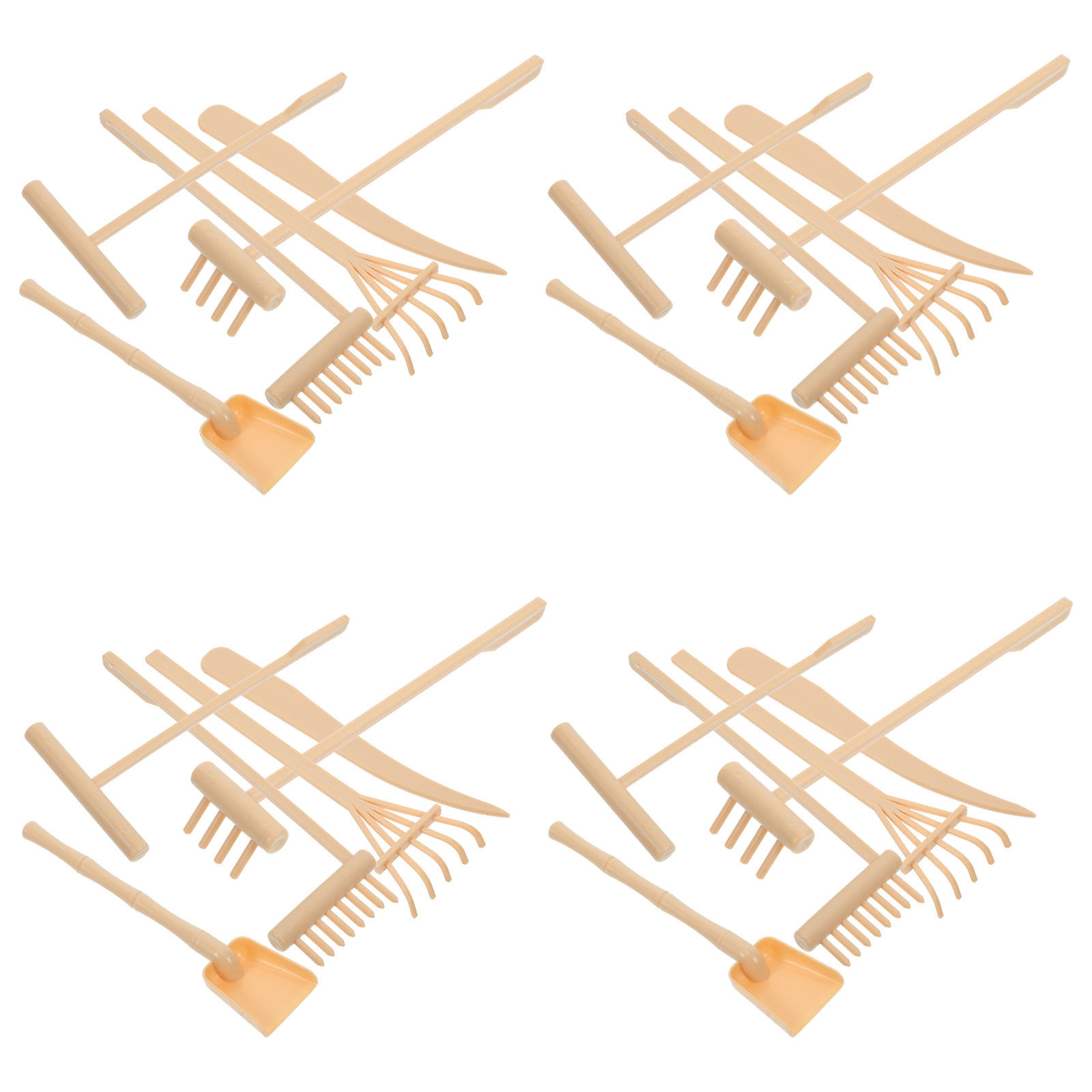4-teiliges Mini-Zen-Garten-San – Gardening Tools Rake Bewertung und Preis