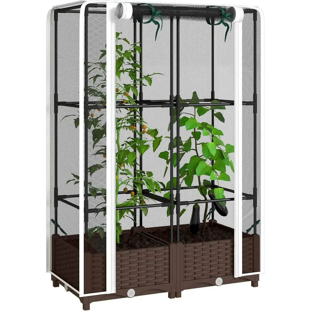Hochbeet mit Rankgitter, 46,5  – Self-Watering Planter Bewertung und Preis