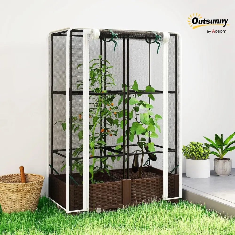 Hochbeet mit Rankgitter, 46,5  – Self-Watering Planter Bewertung und Preis