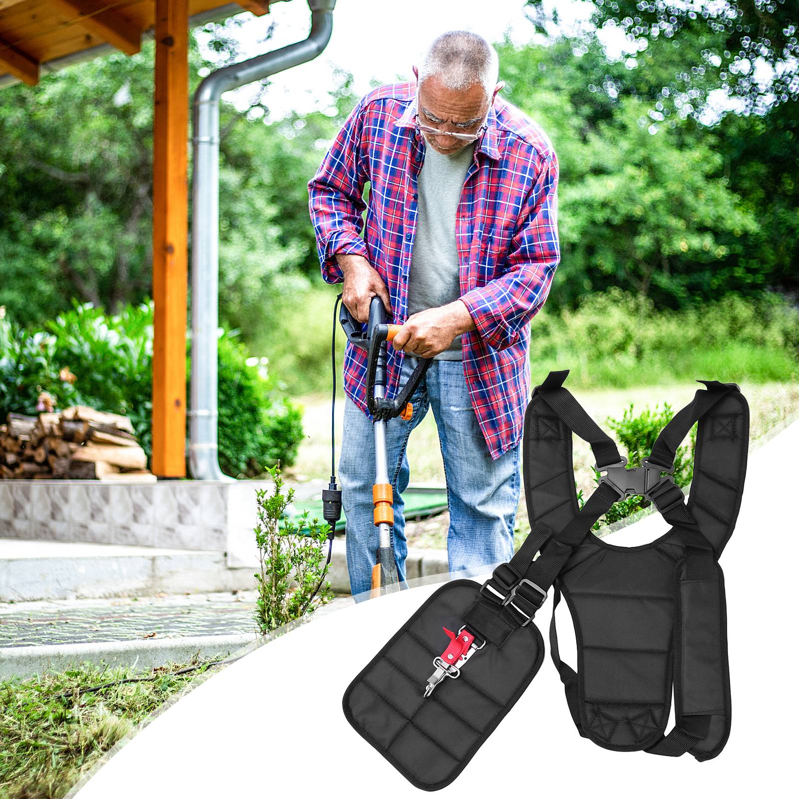 Schultergurt für Rasentrimmer, – Gardening Tools Spade Bewertung und Preis