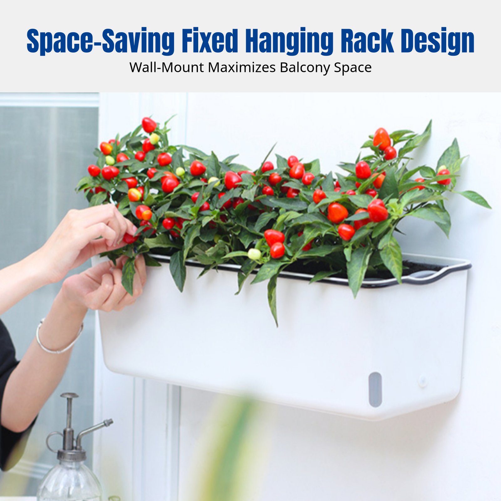 Balkon-Hängeblumentopf Rechtec – Self-Watering Planter Bewertung und Preis