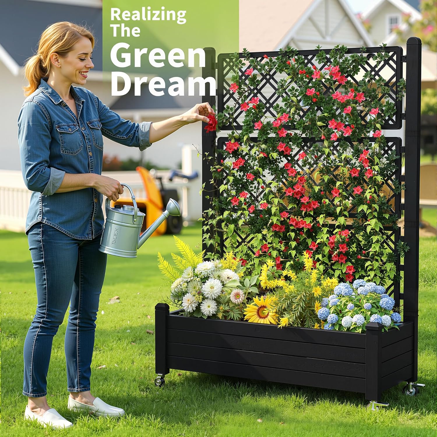 Hochbeet mit Rankgitter, 21 Ga – Self-Watering Planter Bewertung und Preis
